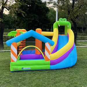 Château <span class=keywords><strong>Gonflable</strong></span>, Trampoline <span class=keywords><strong>d</strong></span>'Extérieur Géant avec Toboggan (Jouets), <span class=keywords><strong>Vente</strong></span> Directe Usine, Château Ludique - Product Image 1