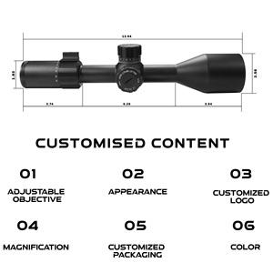 Mira Táctica de Largo Alcance TYPHON 5-25X56 FFP, Mira de Caza de Precisión con Retícula Iluminada, Impermeable, Antigolpes y Óptica Ajustable - Product Image 5