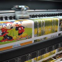 Impresora de Inyección de Tinta de Formato Grande de 3.2m con Cabezal de Impresión I3200 de Fábrica, Impresora de Disolvente Ecológico para Publicidad Exterior