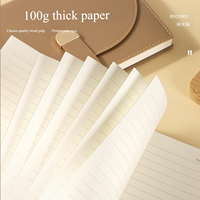 Ensemble cadeau de carnet en cuir PU A5 de luxe avec stylo métallique, ensemble de papeterie d'affaires, journal pour entreprise