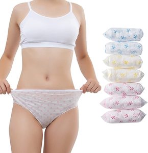 Sous-vêtements pour femmes 7 pièces maille post-partum sous-vêtements jetables hôpital sous-vêtements slips pour la taille de la section c