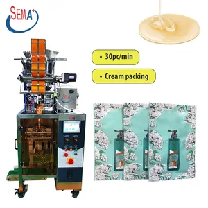 Easy to Operate automatic olive oil liquid pouch sachet 3 sides sealing filling sachet packing machine