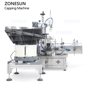 ZONESUN ZS-XG1870R automatique huile essentielle vernis à ongles verre compte-gouttes bouteille vis capsulage Machine avec vibratoire bol trieur - Product Image 2