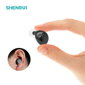 เครื่องช่วยฟังดิจิตอลขนาดเล็กแบบชาร์จได้ สีดำขาว สำหรับผู้มีปัญหาทางการได้ยิน แบบใส่ในหู (ITE/CIC) 16 ช่องสัญญาณ สำหรับขายส่ง - Product Image 2