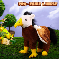 Peluche créative et mignonne Griffin, hybride aigle et cheval, Hippogryph, cadeau pour la Saint-Valentin, Pâques, anniversaire