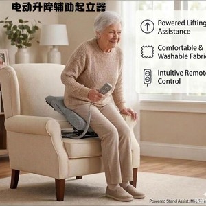 Aide à la mobilité électrique pour personnes âgées avec mécanisme de levage électrique, gris A289, dispositif d'assistance pour le soutien des hanches - Product Image 5