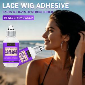 Adhésif pour <span class=keywords><strong>perruque</strong></span> en dentelle, vente en gros d'usine, coiffage des cheveux, 38 ml, séchage rapide, tenue forte, imperméable, résistant à la transpiration, protecteur du cuir chevelu - Product Image 2