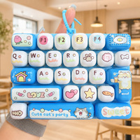 26-Key Keycap Keyboard Keychain Keycaps Mechanical Bag Accessories Gift