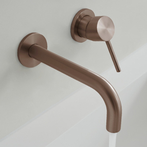 Lavabo de latón macizo oculto, antihuellas, acabado oro rosa cepillado, para dormitorio 102 7105TM -3, lavabo sensorial 102 7105TM - Product Image 3