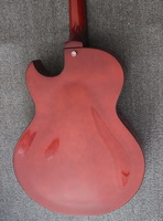 Weifang Rebon 6 String Spalted Maple Hollow Body Jazz Electric Guitar