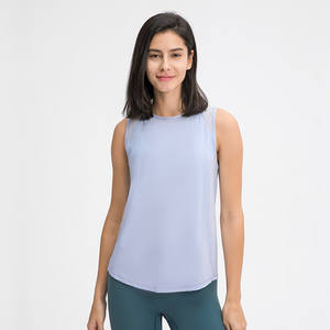 Xsunwing Ropa Deportiva Personalizada para Gimnasio, Tops de Yoga, Ropa Deportiva Azul, <span class=keywords><strong>Camiseta</strong></span> Deportiva, Chaleco de Entrenamiento, Tops de Ejercicio WDQ051 - Product Image 4