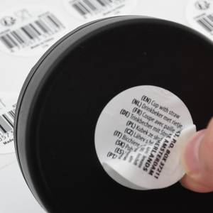 Özel QR Kodlu Etiketler Çift Katmanlı Çıkarılabilir Yapışkanlı Kağıt Çift Katmanlı Etiket Çıkartmaları Ambalaj Etiketleri - Product Image 6