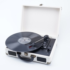 Thiết kế mới xách tay quay đĩa Turntable ghi <span class=keywords><strong>Player</strong></span> với USB chuyển đổi với Bluetooth - Product Image 2