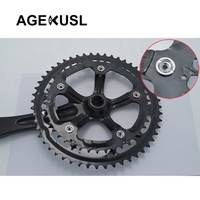 AGEKUSL Boulons anneau de chaîne simple en titane pour vélo pliant Fnhon JAVA Dahon 5 Pcs Boulons pédalier de vélo Pièces détachées de vélo
