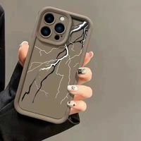 Coques de téléphone antichoc style Ins pour iPhone 17 16 15 Plus Pro Max 14 13 12 11 X – Étuis de protection anti-chute avec designs personnalisés
