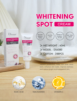 Crème éclaircissante Disaar avec acide kojique, niacinamide, vitamine C, pour unifier le teint, éclaircir la peau, crème éclaircissante pour les taches brunes