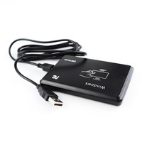 125KHz/134.2KHZ USB RFID Proximity Em4305 T5577 Kartu Keyfob Reader Writer