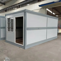 Résistance aux ouragans Bureau personnalisé Projet Département Maison Préfabriqué Pliable Maison Pliante 20 pieds Maison préfabriquée en conteneur