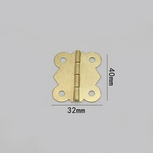 Cổ bướm Mini bản lề mông bản lề với ốc vít cho hộp đồ trang sức Tủ Ngăn Kéo - Product Image 5