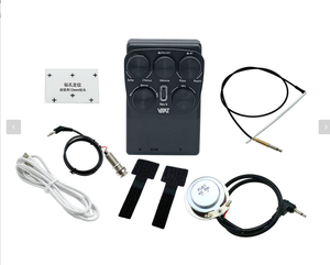 튜너 픽업 코러스 딜레이 리버브 효과 및 피에조 마이크가 내장된 트랜스어쿠스틱 기타, 내구성 좋은 플라스틱 소재 - Product Image 1