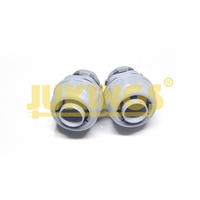Conector de conducto eléctrico no metálico Flexible tipo B hermético a líquidos recto de alta calidad 3/4 con terminales