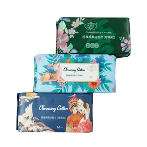 Wholesale Promotional Dry Facial Tissue Cotton Paper Skinfriendly Facial Tissue For Spa Cleansing Facial Tissue 3 Ply