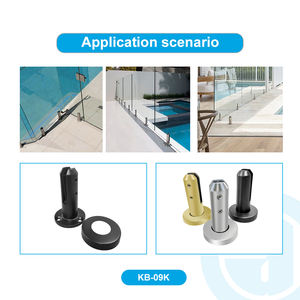 Clôture en verre de piscine SUS 304 support de robinet balustrades clôture en verre pour piscine garde-corps en verre moderne sans cadre - Product Image 6