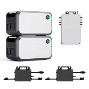 Kit de système solaire pour balcon avec batterie au lithium et contrôleur MPPT, système d'énergie solaire pour balcon - Product Image 3
