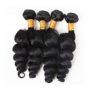 Wholesale Remy Weave Brazilians Human <b>Hair</b> Bundles Extensions Durable Cuticle Aligned Virgin Raw Wavy Loose Deep Wave for Lace - Product Image 1