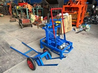Petite brique de haute qualité 2-45 faisant la machine Machine de bloc de verrouillage de ciment rouge