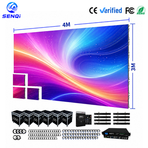 Sistema Completo de Pantalla LED de 4m x 3m, P3, P2.6, P2.9, P3.91, Pantalla LED de 500mm x 500mm para Interiores y Exteriores, Alquiler para Eventos, Iglesias, Telón de Fondo - Product Image 1