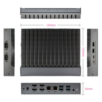 Maxtang Intel Core 5 PC Mini tertanam tanpa kipas atau kipas industri PC saluran ganda DDR5 mendukung empat tampilan dengan AI Boost NPU
