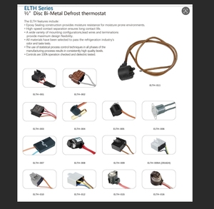 Termostato Bimetálico RETEKOOL Serie <span class=keywords><strong>ELTH</strong></span> para Refrigerador/Congelador 220-240V, Ecológico y de Alta Eficiencia, Repuesto - Product Image 6