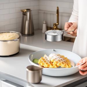 Mini Flour Sifter 304 Stainless Steel Sugar Sieve Baking Strainer For <b>Powder</b> Sprinkling Dessert Tools - Product Image 1