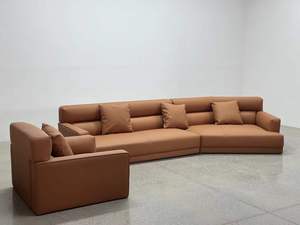 Sofá Seccional <span class=keywords><strong>de</strong></span> Tela en Oferta, Diseño Modular, Estructura Metálica, Asientos Cómodos para Sala <span class=keywords><strong>de</strong></span> Estar - Product Image 4