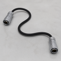 Cable de Robot con Conector de Aviación ST20, TRVV de 3 Núcleos y 1 mm², Cable de Cadena Portacables de Alta Flexibilidad para Brazo Robótico y Servomotor