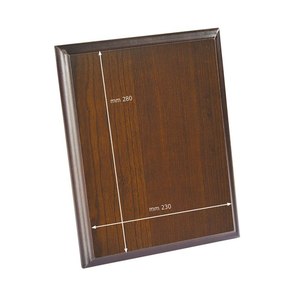 Plaque rectangulaire en noyer 300X250X15 MM - Product Image 2