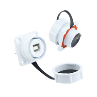 Adaptateur à bride plate M21 TYPE-B 2.0, connecteur femelle compatible avec les imprimantes/scanners/équipements de contrôle industriel intelligents Lshitech