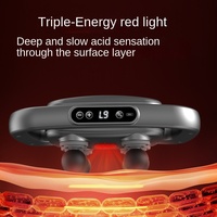 Façade à six têtes rechargeable sans fil à plusieurs vitesses de qualité professionnelle Massage de relaxation du corps par vibration à haute fréquence