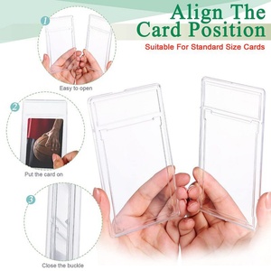 Hot Selling Acrylic Trading <b>Cards</b> <b>Protector</b> Case Acrylic Clear Graded <b>Card</b> Holders Label Position Hard <b>Card</b> Sleeves - Product Image 4