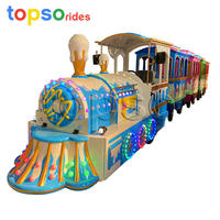 Train sans rail Thomas électrique de luxe RVB Lights 24 places Train touristique à vendre