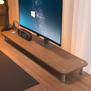 Monitor <b>Riser</b> With USB Port Rectangle Desktop <b>Stand</b> For Office Workstation Neatening Storage Stationery Electronics Organizer - Product Image 4