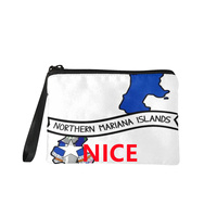 Dompet Koin Motif Saipan Desain Khusus, Ringan dengan Ritsleting, untuk Perjalanan, Aktivitas Luar Ruangan, dan Pilihan Hadiah Ulang Tahun
