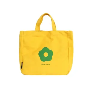 Bolsa de lona para laptop, bolsa de lona 100%, logotipo personalizado, estampada com 12oz, saco de lona reciclado para laptop, sacola de compras à mão, de algodão com algodão