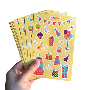 निविड़ अंधकार प्यारा सजावटी चुंबन कट Vinyl मोबाइल फोनों के लिए कस्टम लोगो लैपटॉप कार्टून कस्टम स्टिकर शीट - Product Image 1