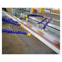 Máquina de perfiles de ventanas y puertas de pvc, máquina de puertas y ventanas de pvc
