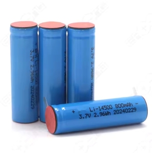 Odm/Oem Aangepaste Capaciteit 800Mah Cilindrische Batterijcel 3.7V 14500 Oplaadbare Lithium-Ion Batterijcel - Product Image 5
