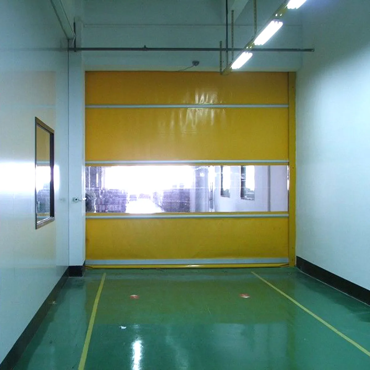Popular food production Industrial workshop and warehouse nice look and useful PVC high speed rapid roll door