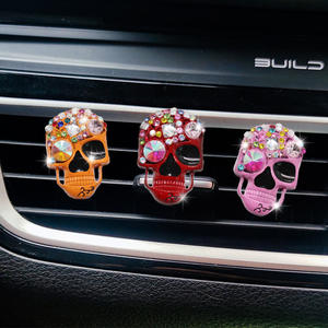 Penyegar udara mobil berbentuk tengkorak, berbagai warna klip otomatis ornamen dekorasi parfum mobil hadiah bau yang berbeda - Product Image 3