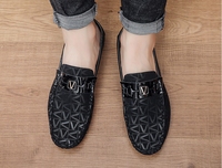 Nouvelles Chaussures d'été pour Hommes : Mocassins Tendance en Cuir Souple à Semelle Souple, Imprimés et Haut de Gamme